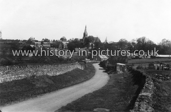 A View of Brixworth Church, Taken from Woodsfield, Brixworth, Northampton. c.1915
